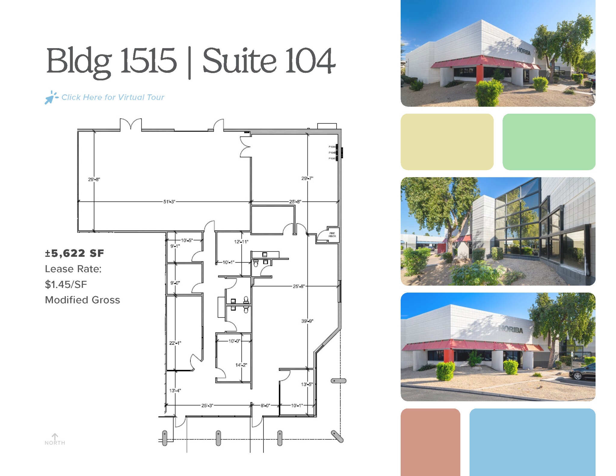 1575 W University Dr, Tempe, AZ à louer Plan d’étage– Image 1 sur 1