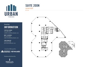 222 W Las Colinas Blvd, Irving, TX à louer Plan d’étage– Image 1 sur 1