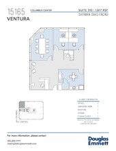 15165 Ventura Blvd, Sherman Oaks, CA à louer Plan d’étage– Image 1 sur 1