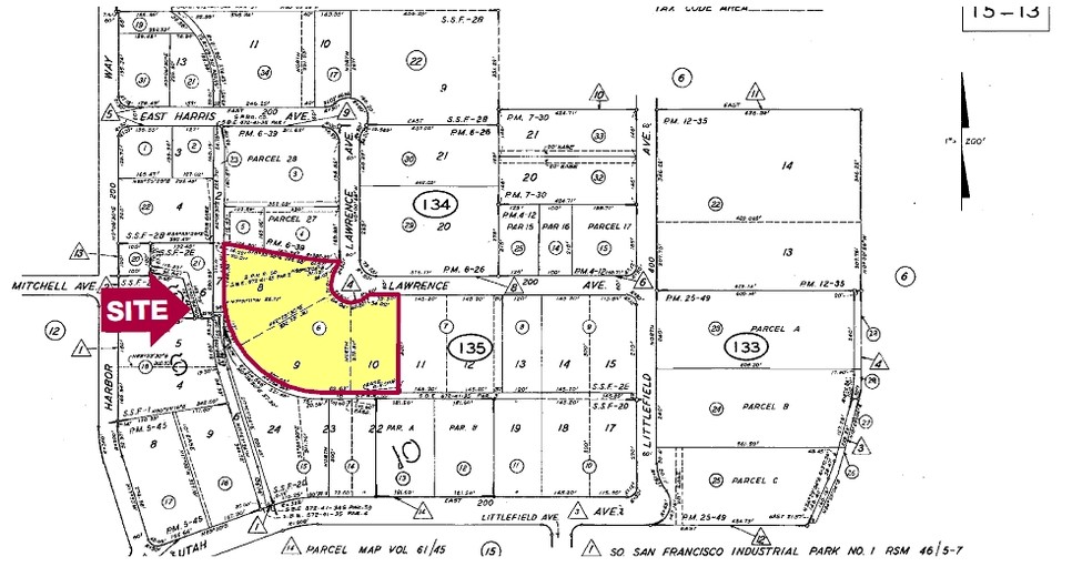 240-242 Lawrence Ave, South San Francisco, CA à louer - Plan cadastral – Image 2 sur 6