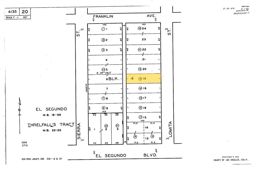 123-127 Lomita St, El Segundo, CA à vendre - Plan cadastral – Image 2 sur 14