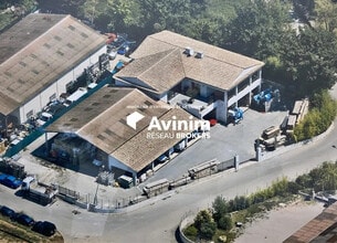 Fayence - Vue aérienne  vue de carte