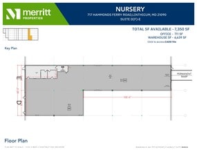 717 Hammonds Ferry Rd, Linthicum Heights, MD à louer Plan d’étage– Image 1 sur 1