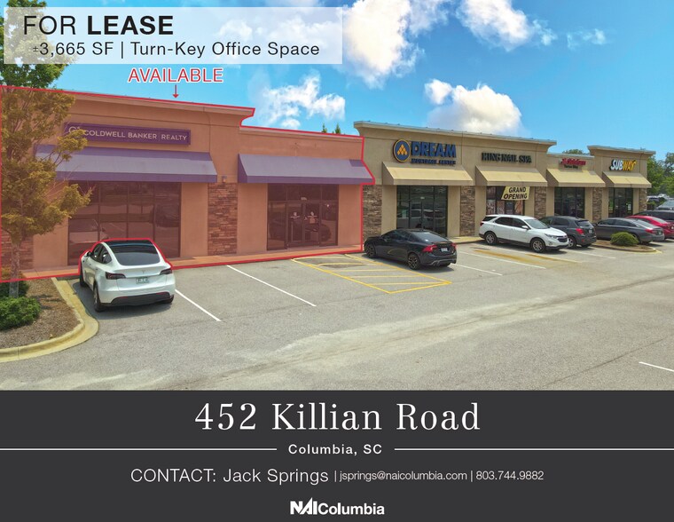 452 Killian Rd, Columbia, SC à louer - Photo de l’immeuble – Image 1 sur 2