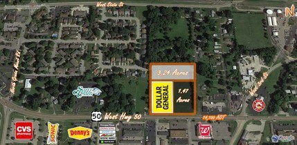 S LAWN Ave, O'Fallon, IL - Vue aérienne vue de carte - Image1