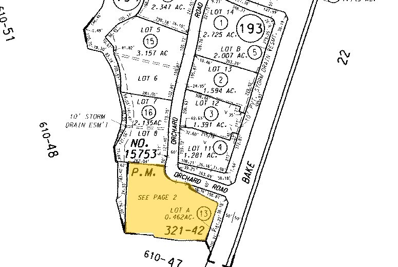 25 Orchard Rd, Lake Forest, CA à louer - Plan cadastral – Image 3 sur 16