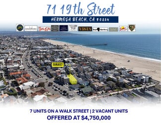 Plus de détails pour 71 19th St, Hermosa Beach, CA - Logement à vendre