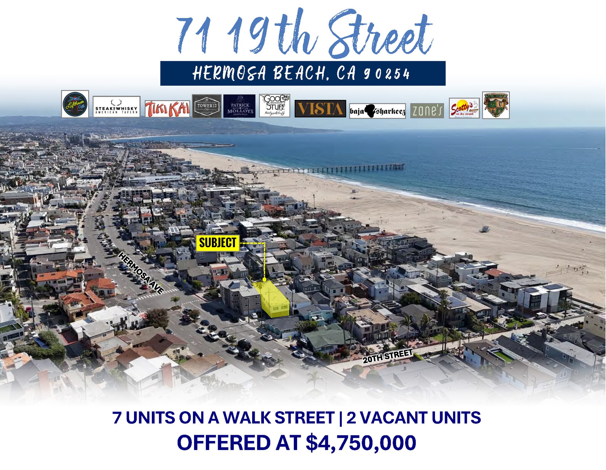 71 19th St, Hermosa Beach, CA à vendre Photo de l’immeuble– Image 1 sur 24