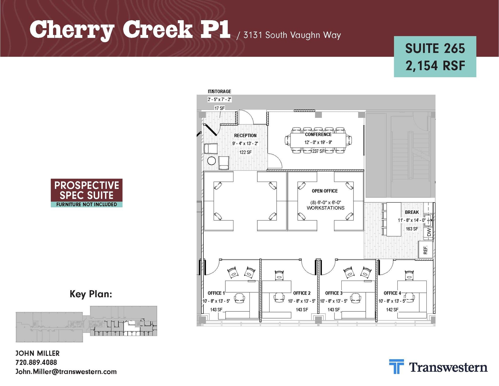 3131 S vaughn Way, Aurora, CO à louer Plan d’étage– Image 1 sur 2