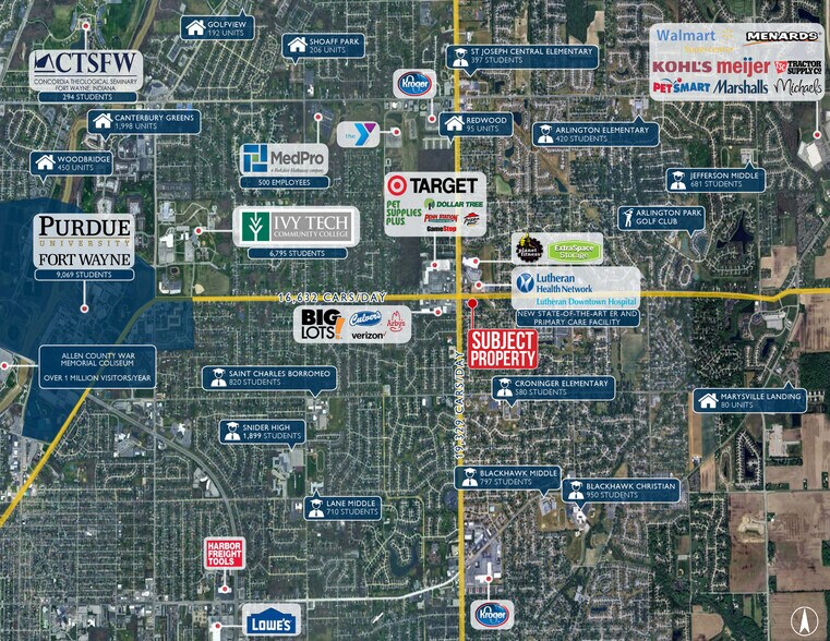 6408 Stellhorn Rd, Fort Wayne, IN à vendre - Photo de l’immeuble – Image 2 sur 12