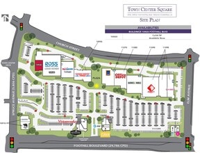 10932-11098 Foothill Blvd, Rancho Cucamonga, CA à louer Plan de site– Image 1 sur 1