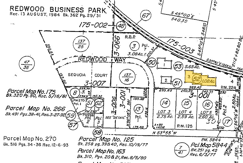1310 Redwood Way, Petaluma, CA à louer - Plan cadastral – Image 3 sur 19