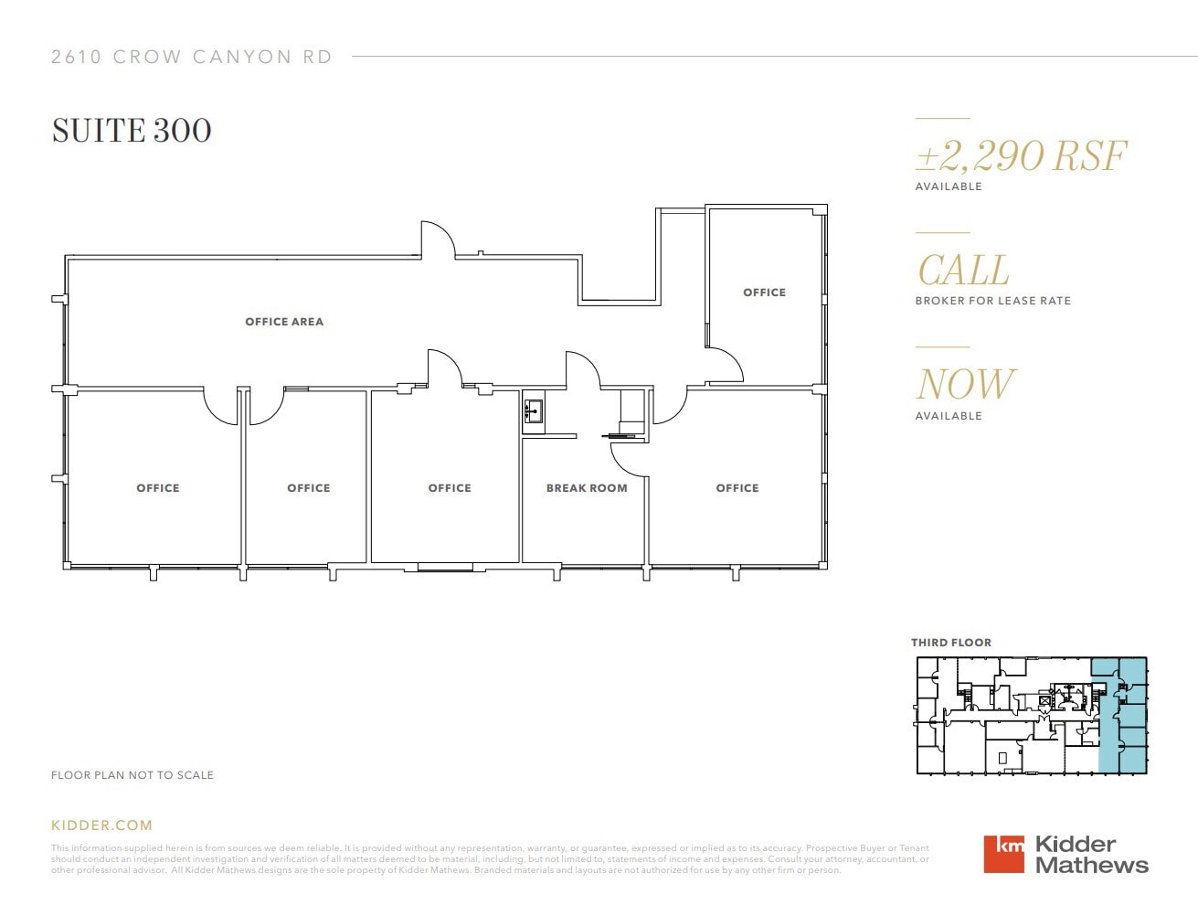 2610 Crow Canyon Rd, San Ramon, CA à louer Plan d’étage– Image 1 sur 2