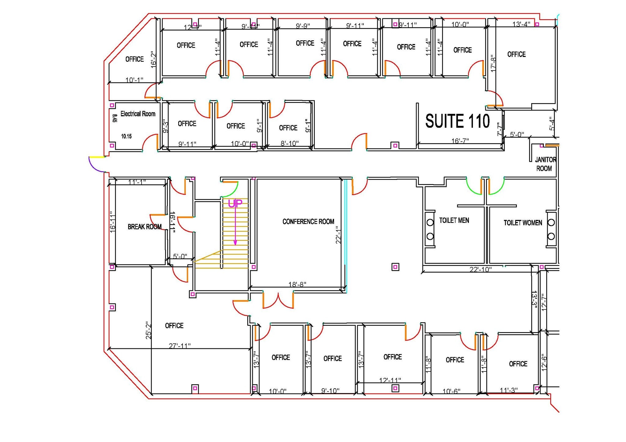 1100 W Campbell Rd, Richardson, TX à louer Plan d’étage– Image 1 sur 1