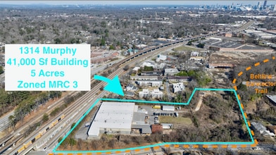1314 Murphy Ave SW, Atlanta, GA - Vue aérienne  vue de carte