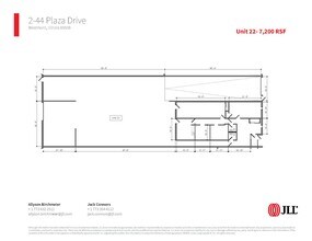 2-44 Plaza Dr, Westmont, IL à louer Plan d’étage– Image 1 sur 1