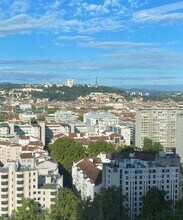 Lyon - VUE AÉRIENNE vue de carte