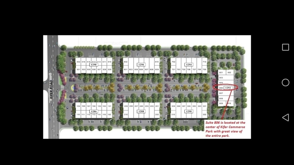 1292 Kifer Rd, Sunnyvale, CA à louer - Plan de site – Image 1 sur 20