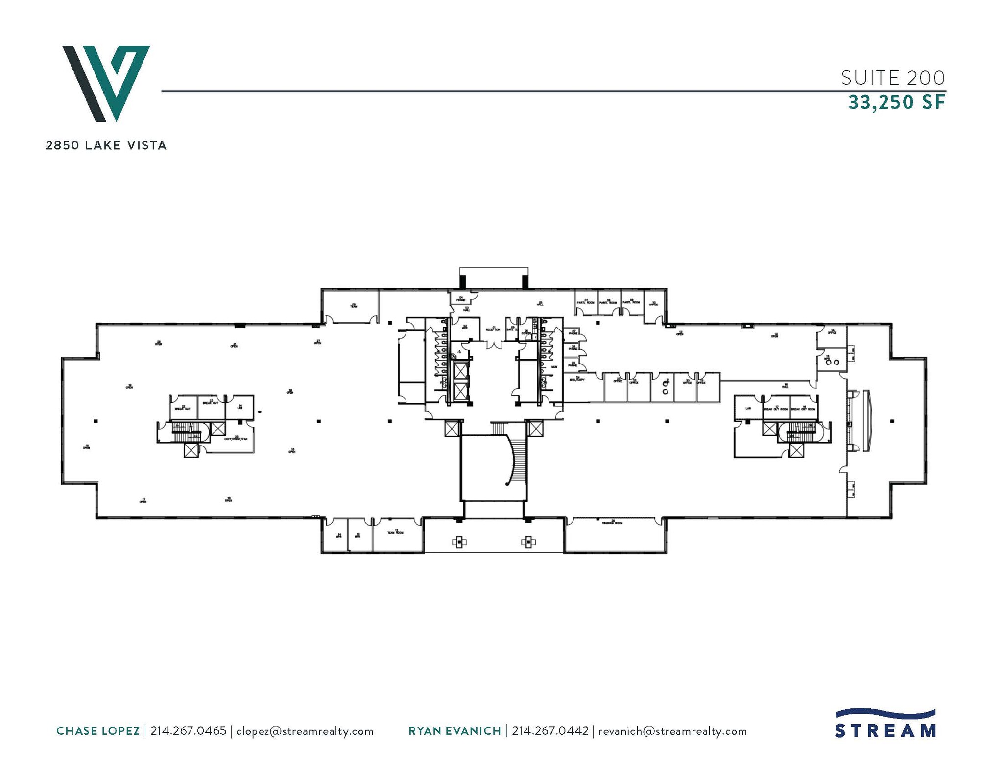 2850 Lake Vista Dr, Lewisville, TX à louer Plan d’étage– Image 1 sur 1