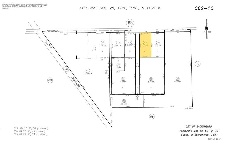 8732 Fruitridge Rd, Sacramento, CA à louer - Plan cadastral – Image 2 sur 32