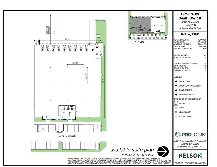 3000 Centre Pky, Atlanta, GA à louer - Plan de site – Image 2 sur 2
