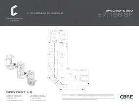 2850 E Camelback Rd, Phoenix, AZ à louer Plan de site– Image 2 sur 5