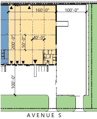 901-915 Avenue S, Grand Prairie, TX à louer Plan d’étage– Image 1 sur 1