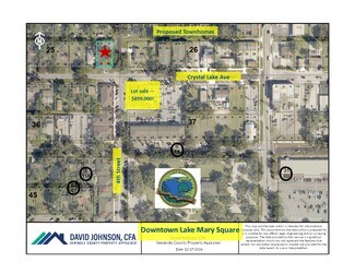 Plus de détails pour 160 N 4th St, Lake Mary, FL - Terrain à vendre