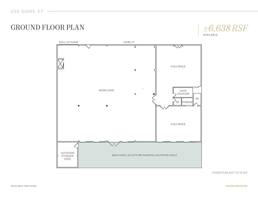 250 Dore St, San Francisco, CA à louer Plan d’étage– Image 1 sur 14