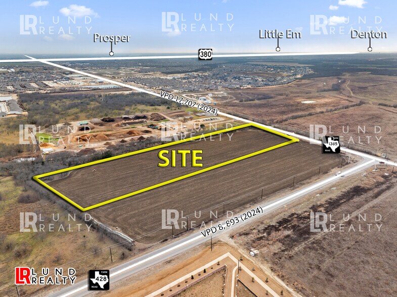 9.485 Ac Corner FM-1385 & FM-428, Celina, TX à vendre - Photo de l’immeuble – Image 3 sur 10