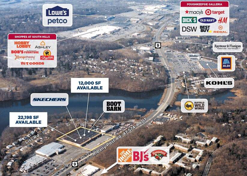 1701 Route 9, Wappingers Falls, NY à louer - Aérien – Image 2 sur 2