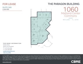 1060 Maitland Center Commons, Maitland, FL à louer Plan de site– Image 1 sur 3