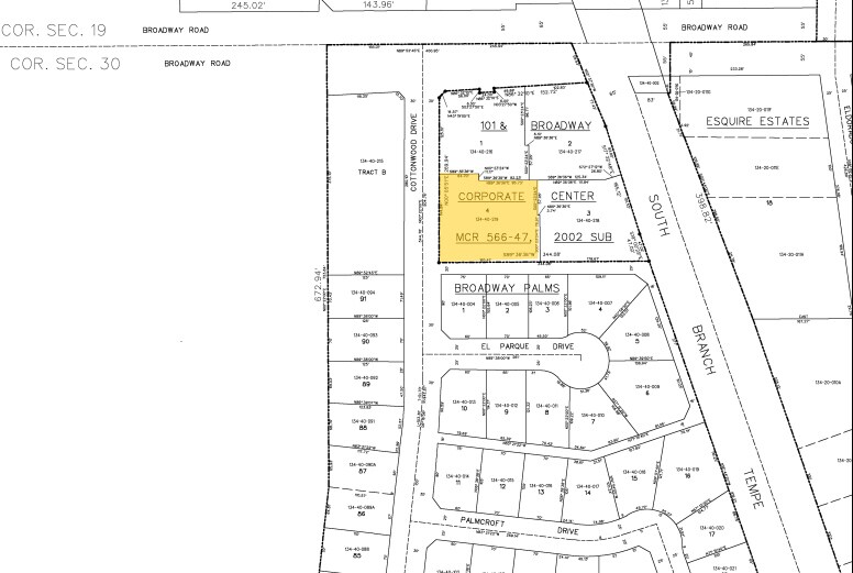 2075 S Cottonwood Dr, Tempe, AZ à louer - Plan cadastral – Image 2 sur 50