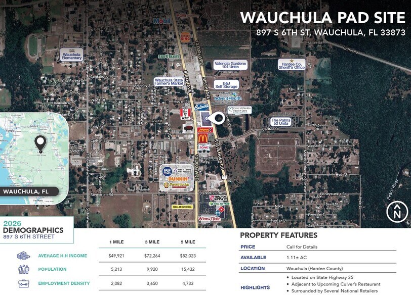 897 S 6th Ave, Wauchula, FL à vendre - Photo de l’immeuble – Image 2 sur 2
