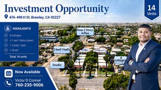 Plus de détails pour 476 H St, Brawley, CA - Logement à vendre