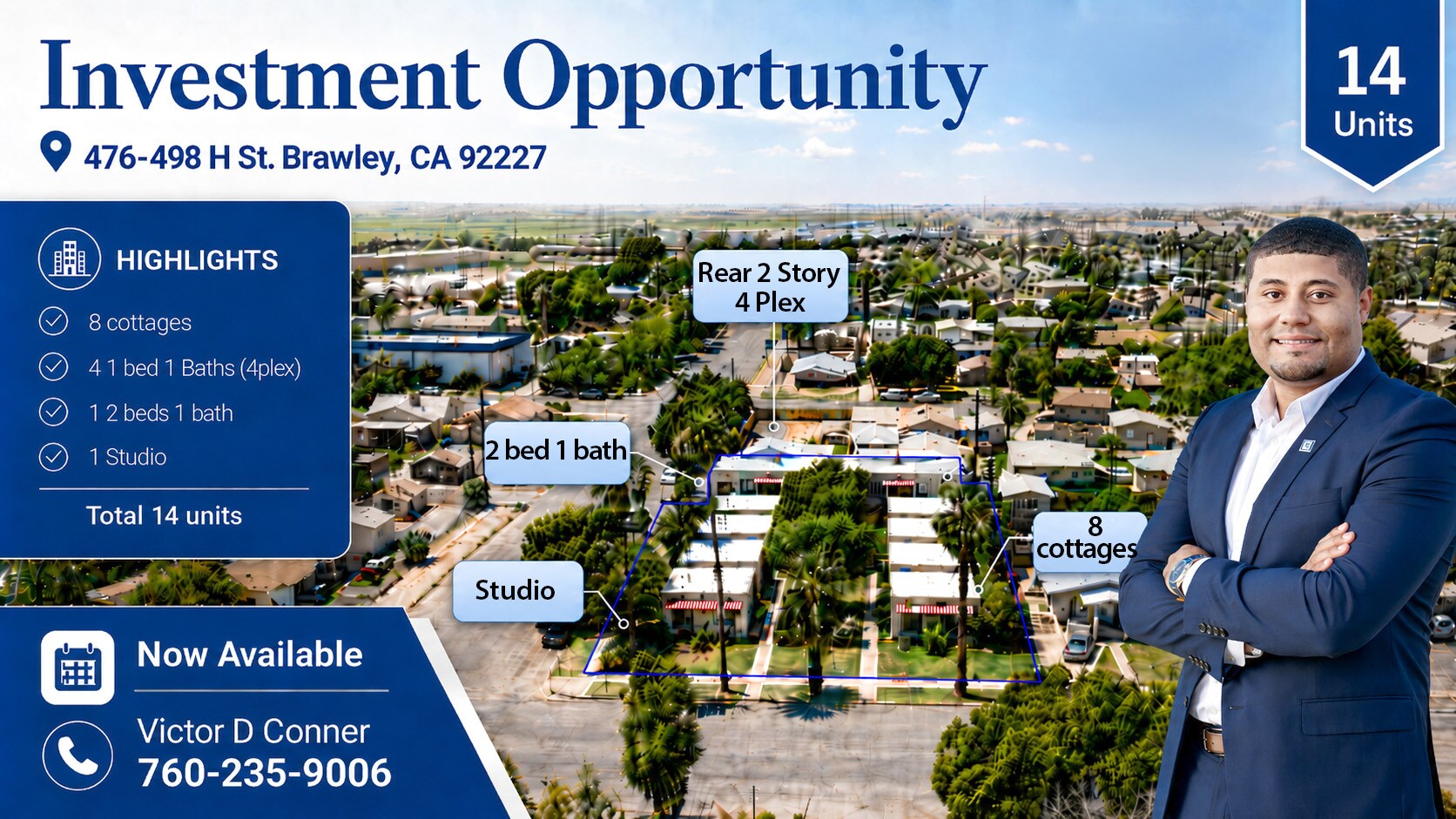 476 H St, Brawley, CA à vendre Photo de l’immeuble– Image 1 sur 17