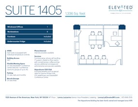 1120 Avenue of the Americas, New York, NY à louer Plan d’étage– Image 1 sur 3