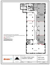 212 King St W, Toronto, ON à louer Plan d’étage– Image 1 sur 1
