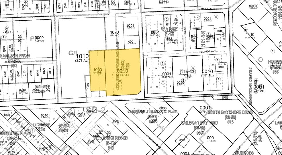 3015 Grand Ave, Coconut Grove, FL à louer - Plan cadastral – Image 2 sur 5