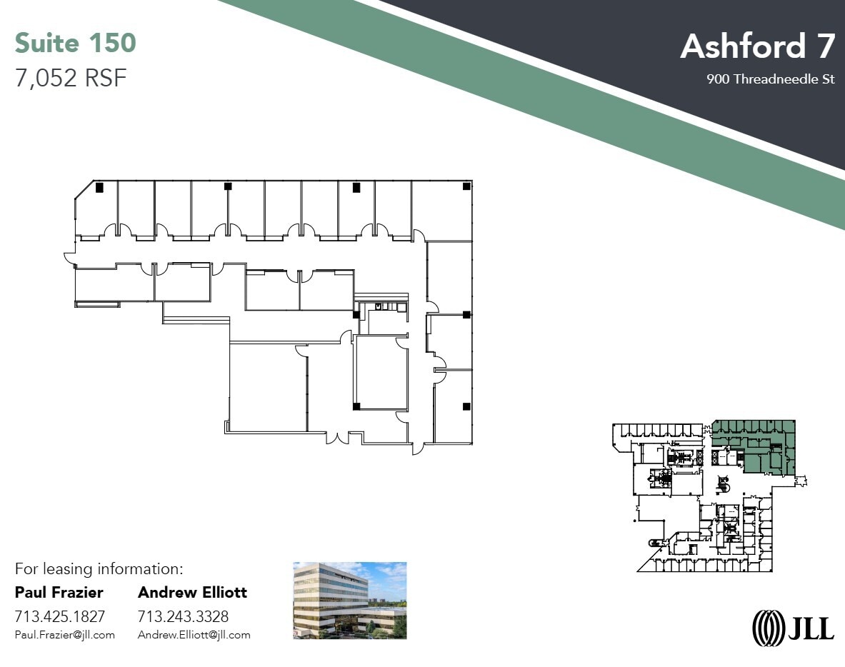 14701 St. Marys Ln, Houston, TX à louer Plan d’étage– Image 1 sur 1