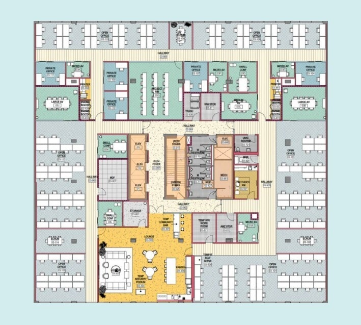 1045 Howe St, Vancouver, BC à louer Plan d’étage– Image 1 sur 1
