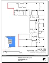 1270 Central Pky, Mississauga, ON à louer Plan d’étage– Image 1 sur 1