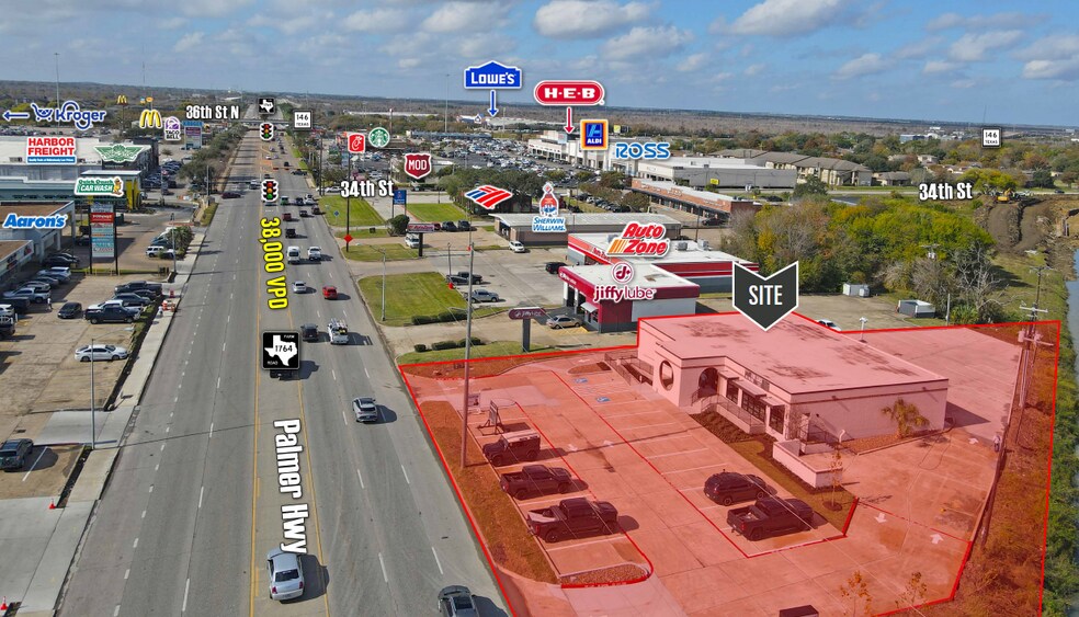 3310 Palmer Hwy, Texas City, TX à louer - Photo de l’immeuble – Image 3 sur 3