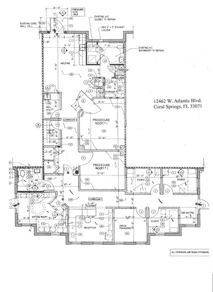 12460-12468 W Atlantic Blvd, Coral Springs, FL à louer - Plan d’étage – Image 3 sur 19