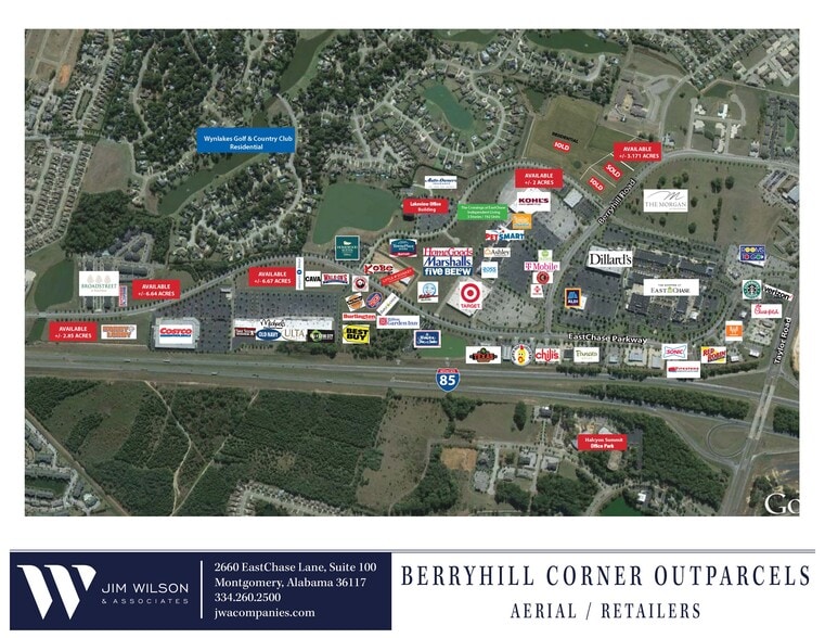 2302 Berry Hill Rd, Montgomery, AL à vendre - Aérien – Image 2 sur 2