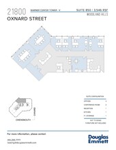 21800 Oxnard St, Woodland Hills, CA à louer Plan d’étage– Image 1 sur 1