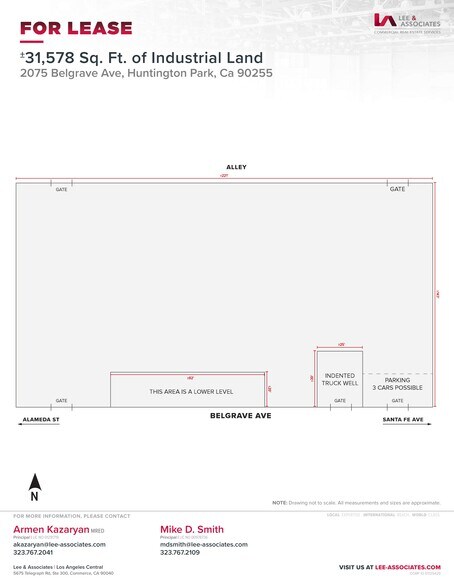 2075 Belgrave Ave, Huntington Park, CA à louer - Plan de site – Image 3 sur 3