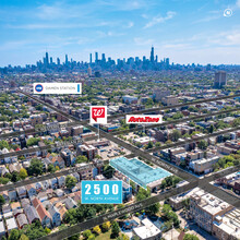 2500 W North Ave, Chicago, IL - VUE AÉRIENNE  vue de carte