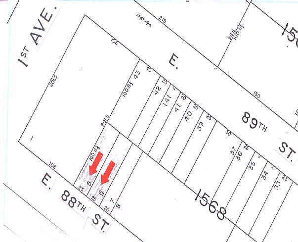 407 E 88th St, New York, NY à louer - Plan cadastral – Image 2 sur 2