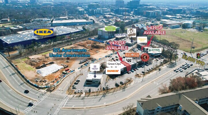 1299 Northside Dr NW, Atlanta, GA à louer - Photo de l’immeuble – Image 1 sur 6
